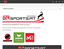 Tablet Screenshot of grsports.at